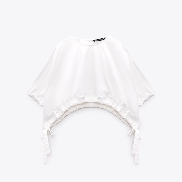 GATHERED TOP WITH TIES - Picture 11 of 12